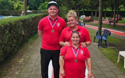 Minigolfers Appelscha op podium tijdens NK combi.