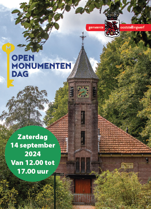 14 september Open Monumentendag Ooststellingwerf