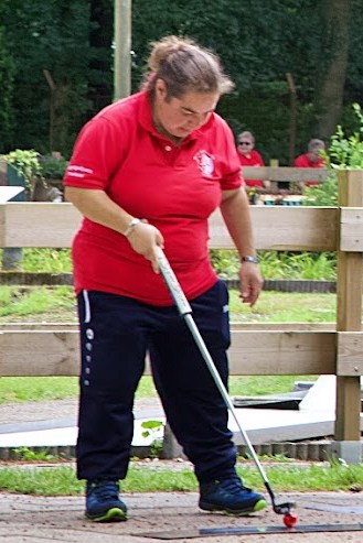 Michaëla Gerritsen Nederlands kampioen minigolf